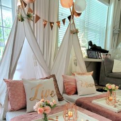 rose gold slumber party Rose Gold Sleepover Theme Tampa, FL Rose Gold Sleepover Theme Sarasota, FL